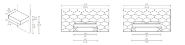 DIAMOND - Double bed with upholstered headboard and integrated nightstands by Siwa Soft Style - view 3